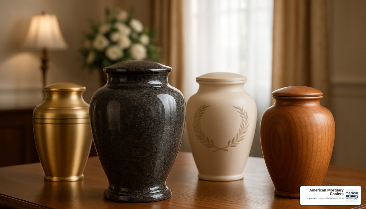 Urn Your Trust: Top Cremation Urns for Human Ashes Reviewed - American Mortuary Coolers & Equipments Urn Your Trust: Top Cremation Urns for Human Ashes Reviewed - American Mortuary Coolers & Equipments